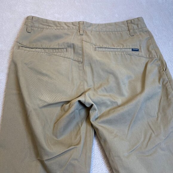 Volcom Mens Khaki Pants Size 31 Straight-Leg Cotton & Polyester Blend - Picture 11 of 16